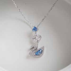 Swarovski Dazzling Swan Y necklace.